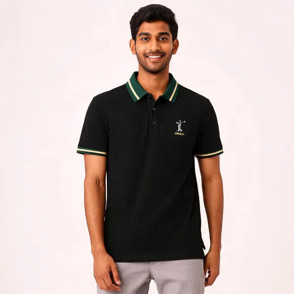 Black_Cotton_Blend_Regular_Fit_Polo_T-Shirt_For_Men