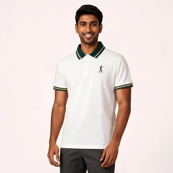 White_Cotton_Blend_Regular_Fit_Polo_T-Shirt_For_Men