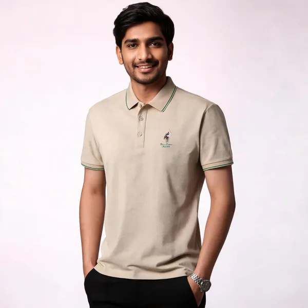Beige_Cotton_Blend_Regular_Fit_Polo_Shirt_For_Men