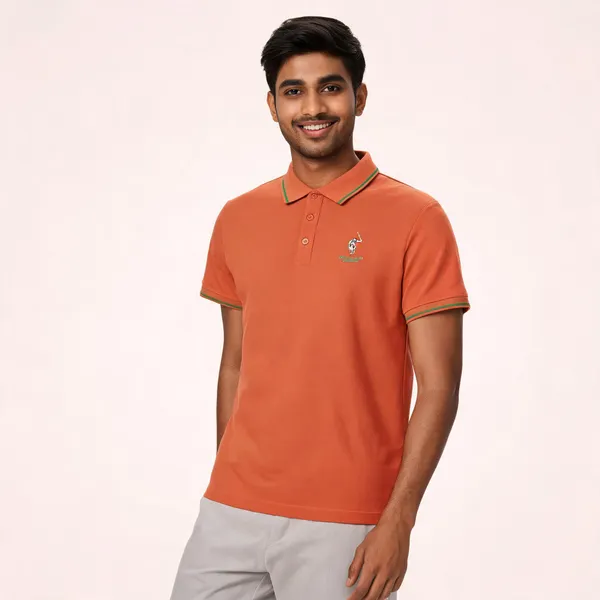 Orange_Cotton_Blend_Regular_Fit_Polo_T-Shirt_For_Men