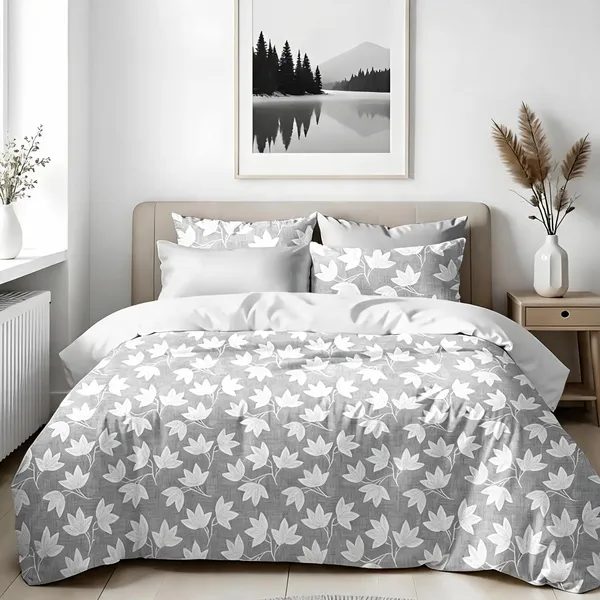 Grey_100%_Cotton_Bedsheet_Set_For_Home_Decor