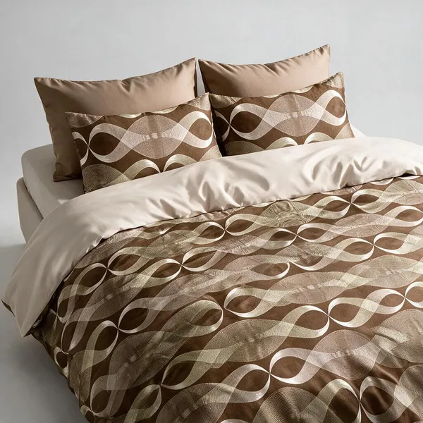 Coffee_Brown_100%_Cotton_Bedsheet_Set_For_Home_Decor