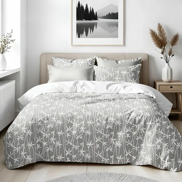 Grey_100%_Cotton_Bedsheet_Set_For_Home_Decor