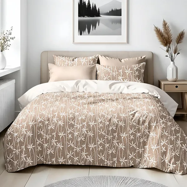 Beige_100%_Cotton_Bedsheet_Set_For_Home_Decor