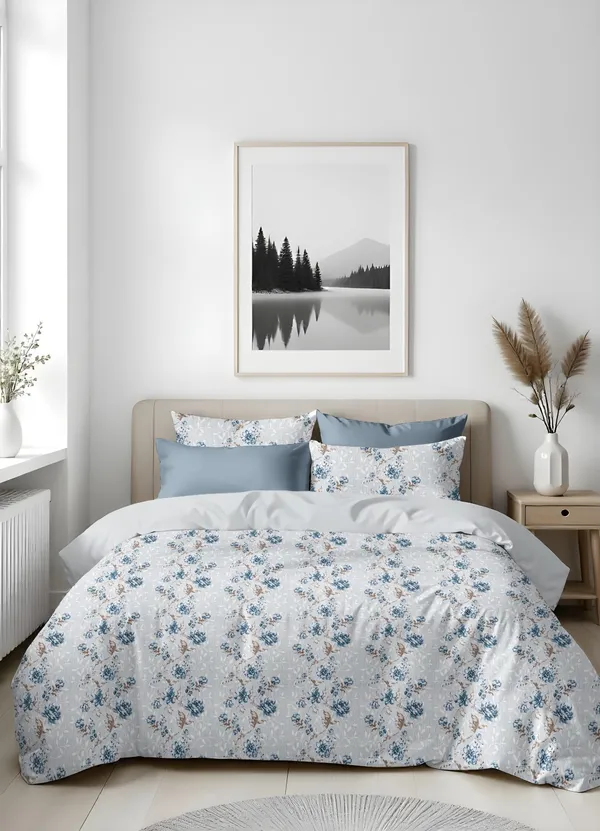 Floral_Print_King_Size_Bedsheet_With_Pillow_Covers