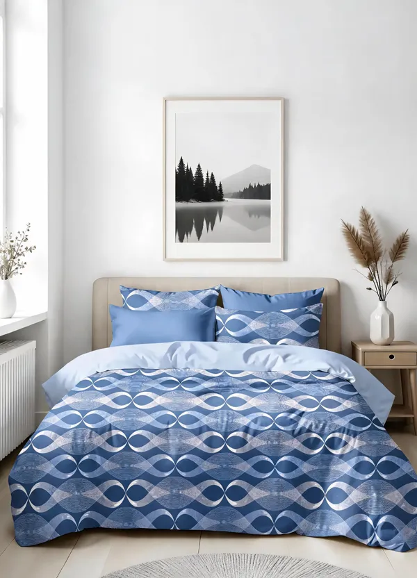 Blue_100%_Cotton_Bedsheet_Set_For_Home_Decor
