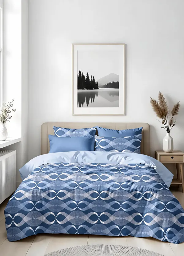 Blue_100%_Cotton_Bedsheet_Set_For_Home_Decor
