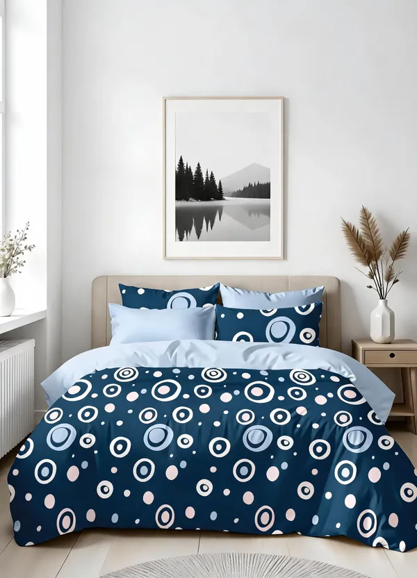 Blue_100%_Cotton_Bedsheet_Set_For_Home_Decor