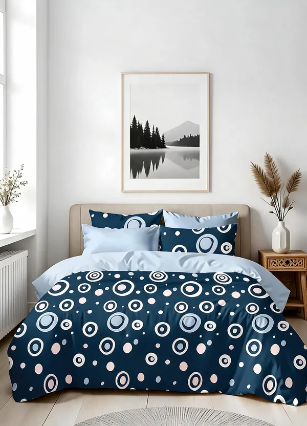 Blue_100%_Cotton_Bedsheet_Set_For_Home_Decor