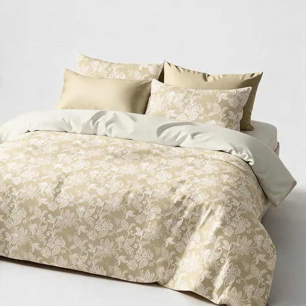 Ivory_100%_Cotton_Bedsheet_Set_For_Home_Decor