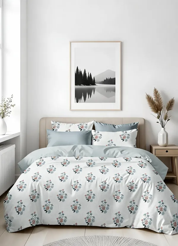 Blue_100%_Cotton_Bedsheet_Set_For_Home_Decor