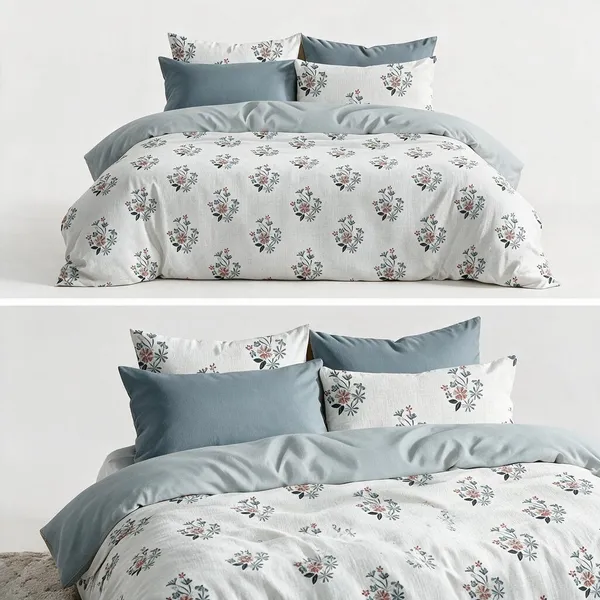 Blue_100%_Cotton_Bedsheet_Set_For_Home_Decor