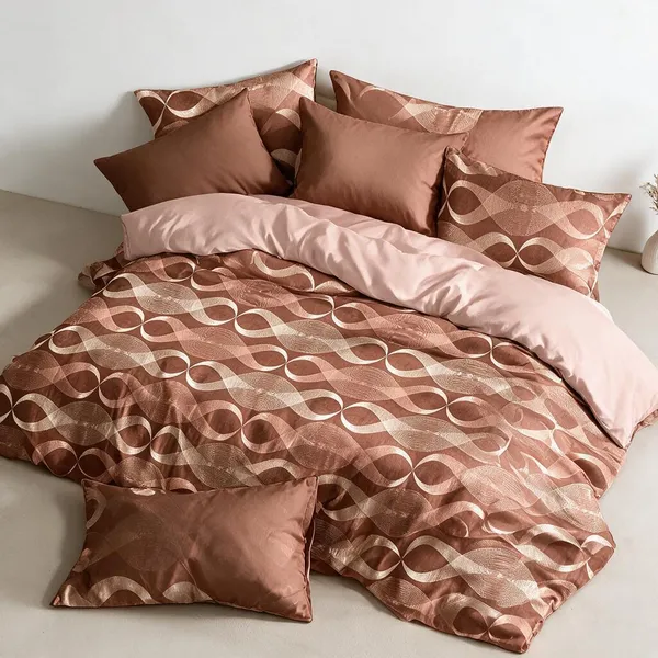 Mocha_Brown_100%_Cotton_Bedsheet_Set_For_Home_Decor