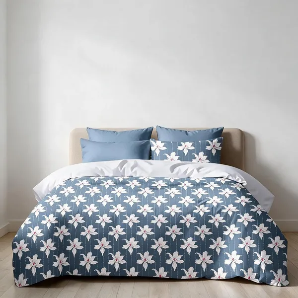 Blue_100%_Cotton_Bedsheet_Set_For_Home_Decor