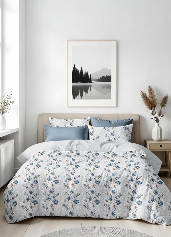 Blue_100%_Cotton_Bedsheet_Set_For_Home_Decor