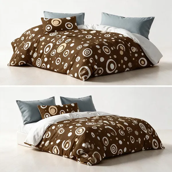 Light_Brown_100%_Cotton_Bedsheet_Set_For_Home_Decor
