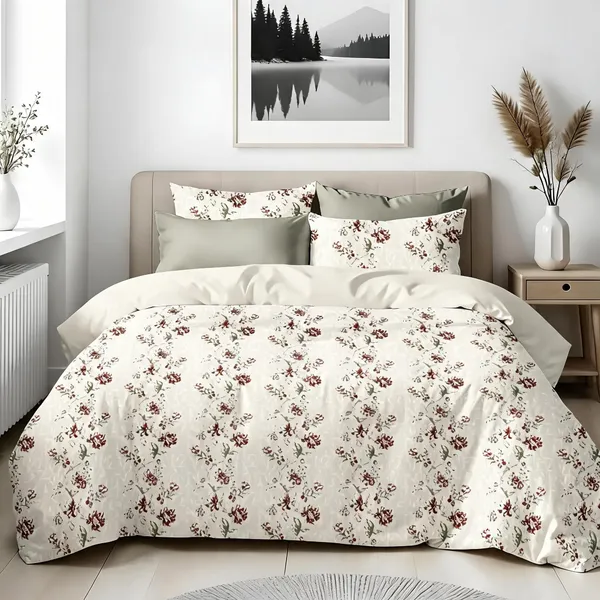 Cream_100%_Cotton_Bedsheet_Set_For_Home_Decor