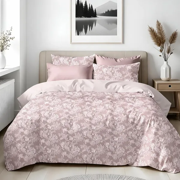 Pink_100%_Cotton_Bedsheet_Set_For_Home_Decor