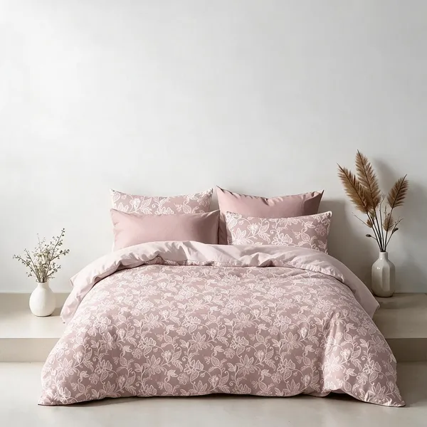 Pink_100%_Cotton_Bedsheet_Set_For_Home_Decor