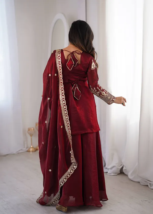 Maroon_Georgette_Embroidered_Ethnic_Suit_Set_For_Women