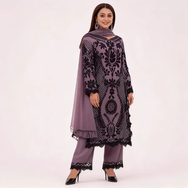 Purple_Georgette_Straight_Kurta_Set_For_Women