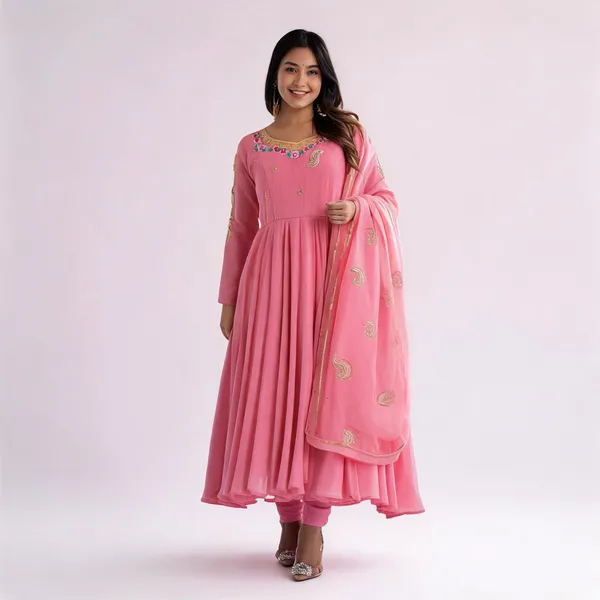 Pink_Georgette_Anarkali_Suit_For_Women