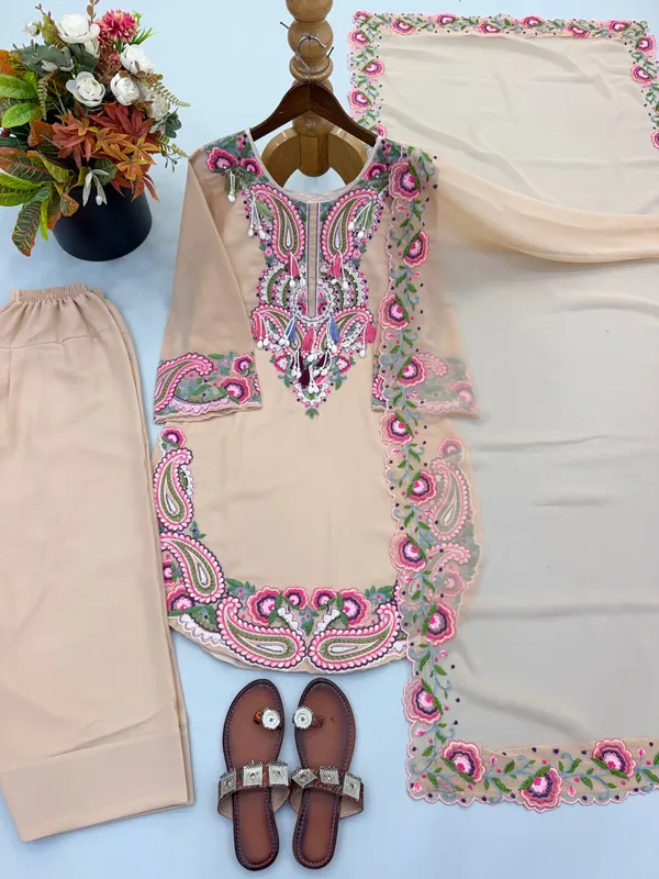 Beige_Georgette_Embroidered_Farshi_Suit_Set_For_Women