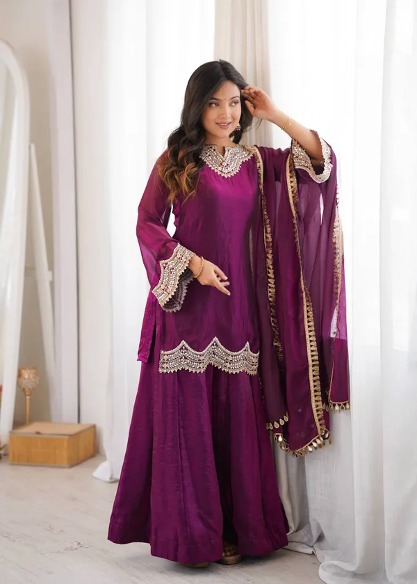 Purple_Georgette_Embellished_Ethnic_Suit_Set_For_Women
