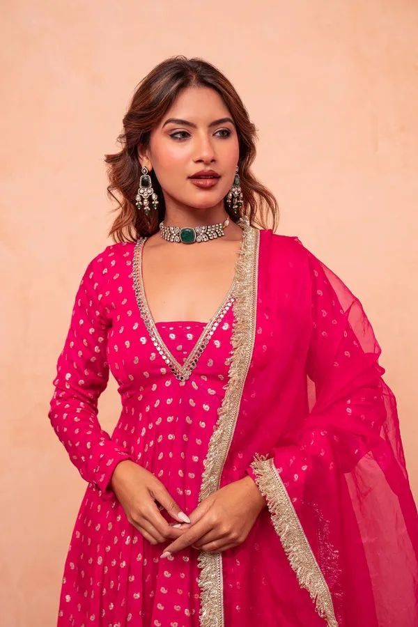 Pink_Georgette_Printed_Anarkali_Sharara_Suit_Set_For_Women