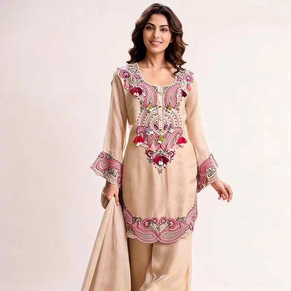 Beige_Georgette_Embroidered_Farshi_Suit_Set_For_Women