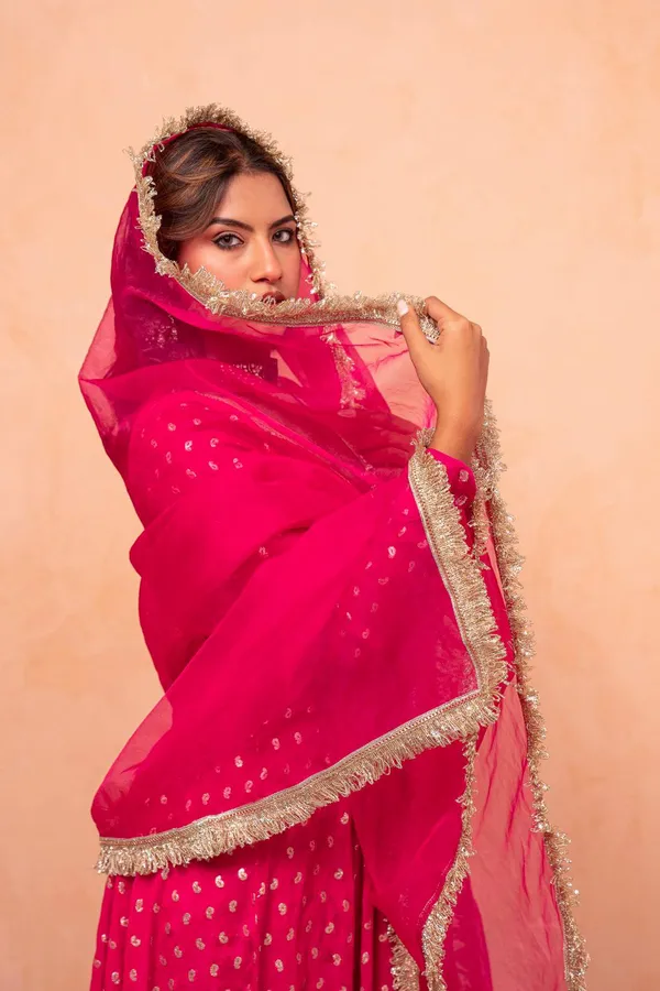 Pink_Georgette_Printed_Anarkali_Sharara_Suit_Set_For_Women