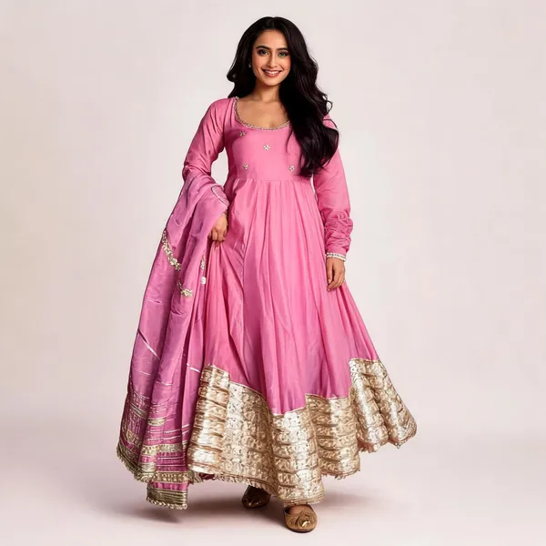 Pink_Georgette_Anarkali_Suit_With_Dupatta_For_Women