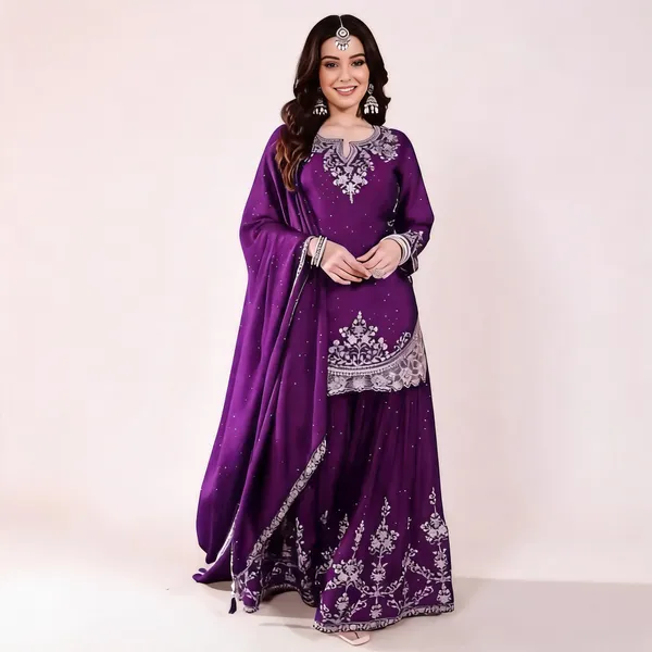 Purple_Georgette_Embroidered_Anarkali_Suit_With_Dupatta_For_Women