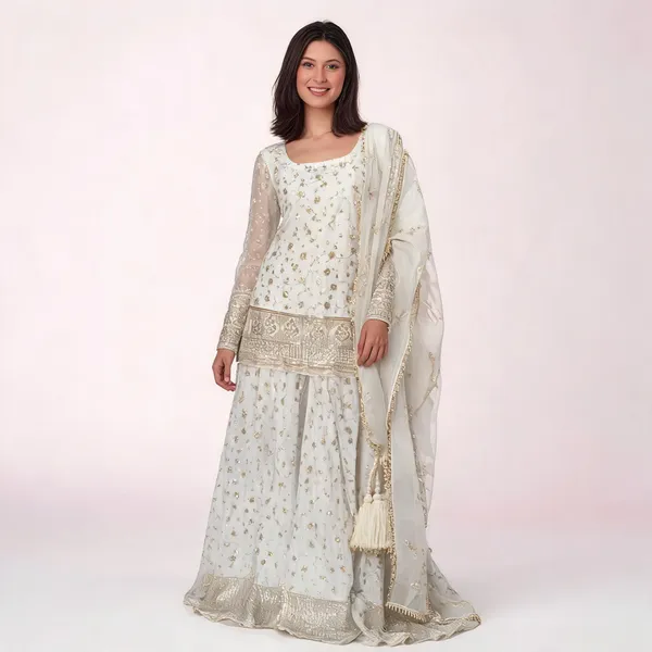 Ivory_Georgette_Embroidered_Anarkali_Kurta_Set_For_Women