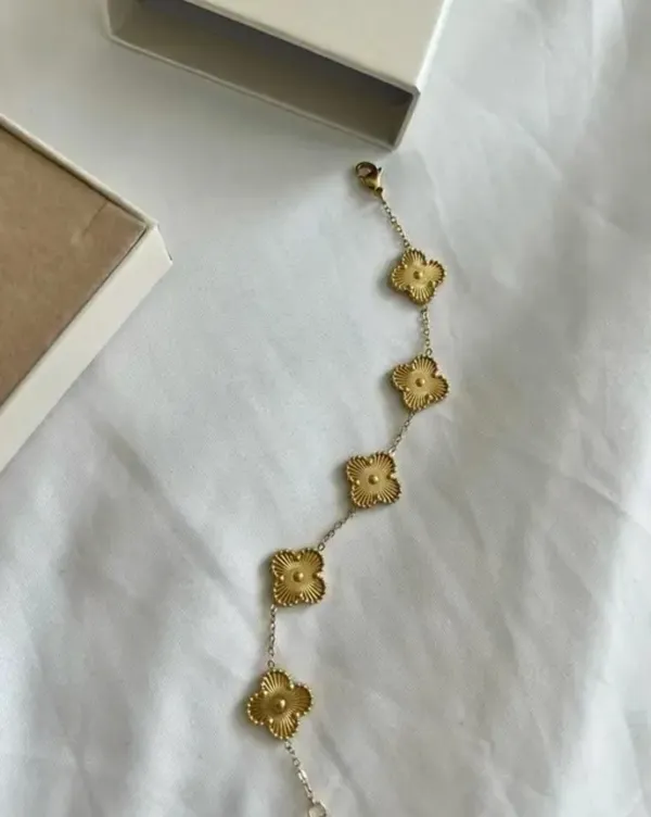 Gold_Tone_Floral_Chain_Bracelet_for_Women