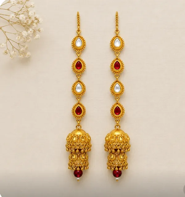 Gold_Tone_Long_Drop_Jhumka_Earrings_for_Women