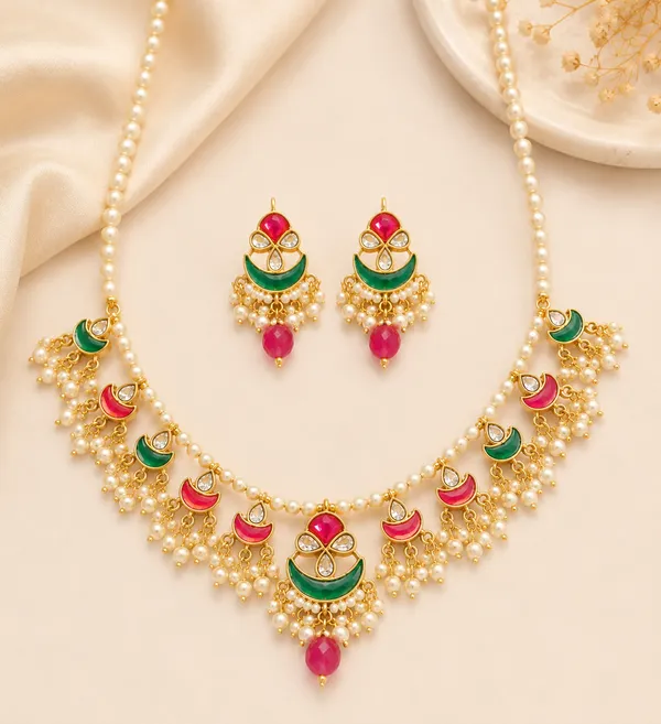 Gold_Tone_Traditional_Necklace_Set_for_Women