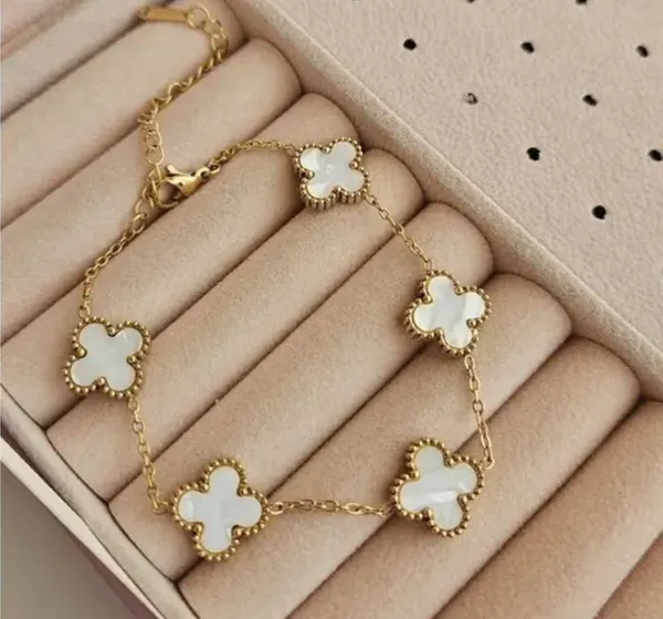 Gold_Tone_Clover_Charm_Bracelet_for_Women