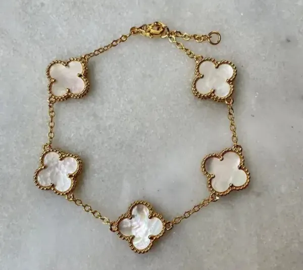 Gold_Tone_Clover_Charm_Bracelet_for_Women