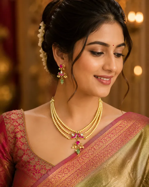 Gold_Tone_Traditional_Necklace_Set_for_Women