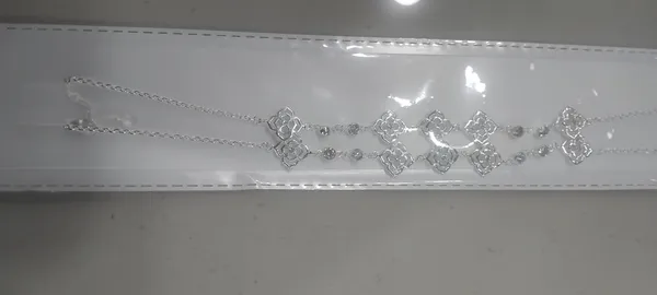 Gold_Tone_925_Silver_Ornamental_Anklet_For_Women