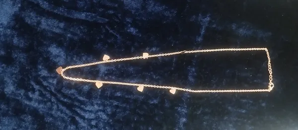 Silver_Tone_925_Silver_Floral_Charm_Chain_Necklace_For_Women