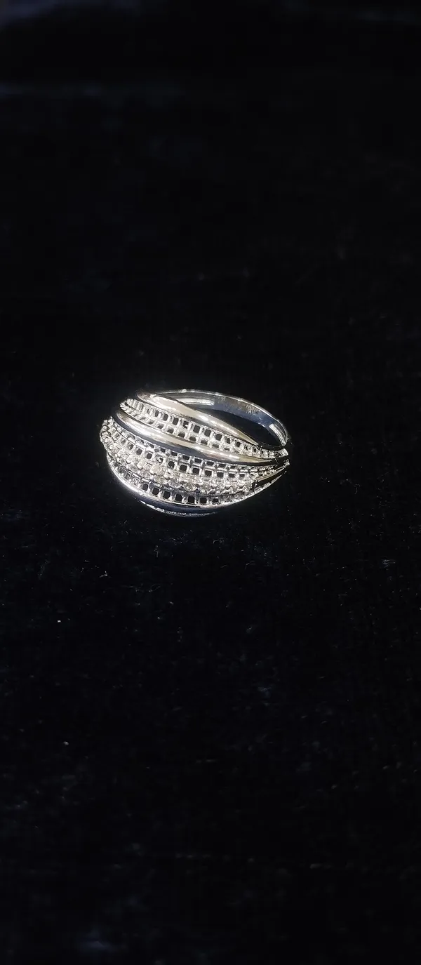 Silver_925_Textured_Statement_Ring_For_Women