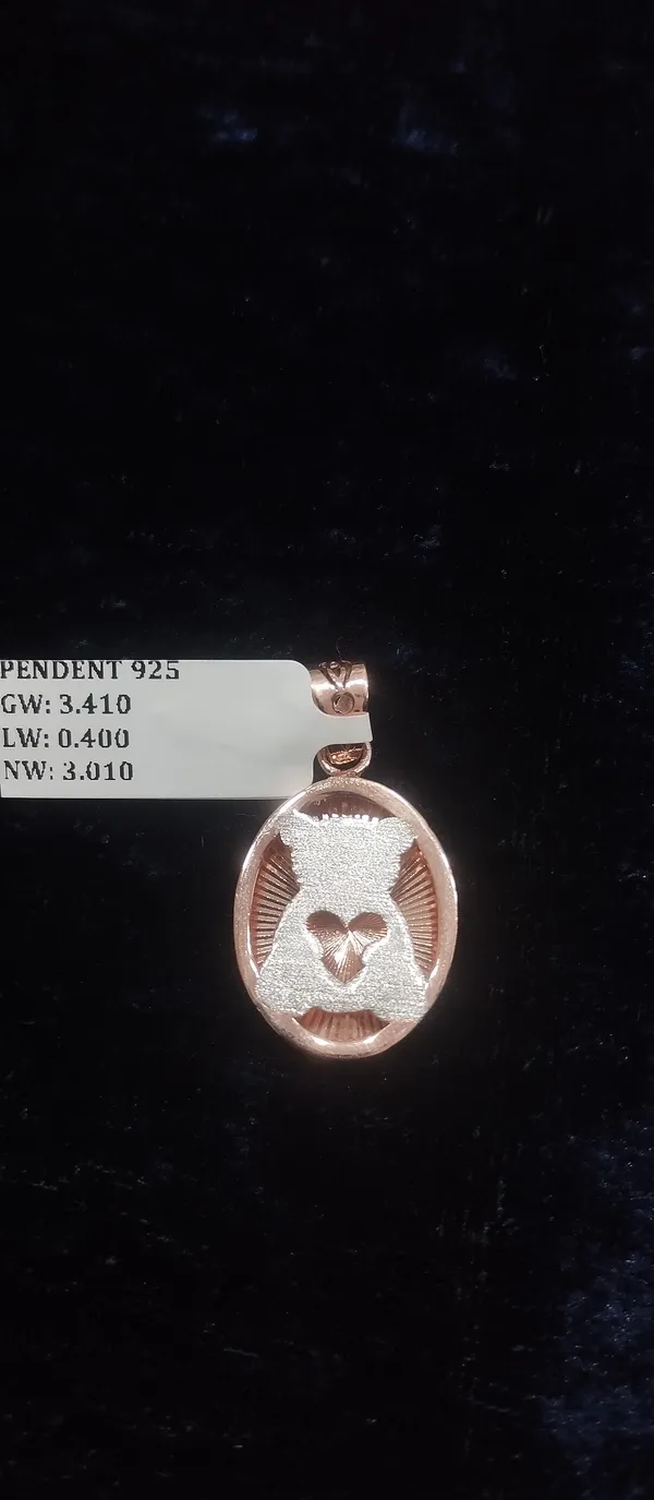 Gold_925_Silver_Heart_Charm_Pendant_For_Women