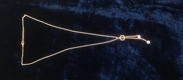 Gold_Tone_Geometric__Chain_Necklace_for_Women
