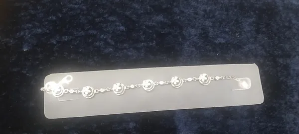 Silver_925_Sterling_Floral_Geometric_Chain_Bracelet_For_Women