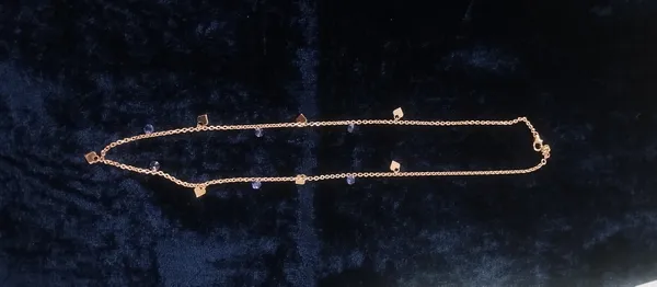 Silver_925_Geometric_Motif_Delicate_Chain_Necklace_For_Women