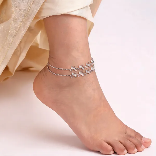 Silver_925_Fine_Link_Chain_Anklet_For_Women