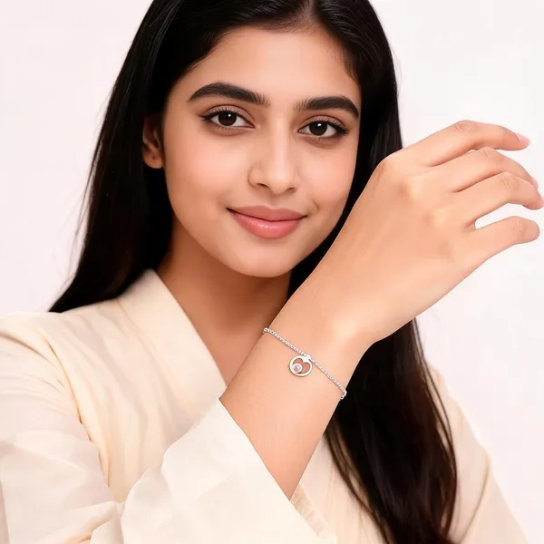 Gold_925_Silver_Traditional_Charm_Bracelet_For_Women
