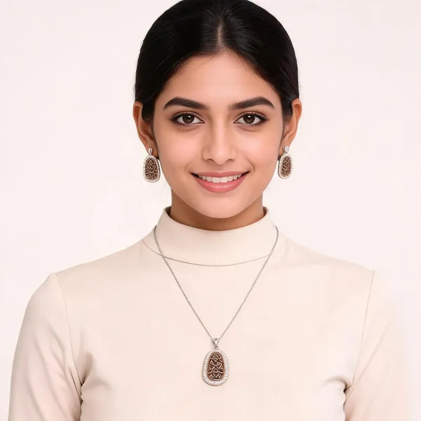 Gold_925_Floral_Pendant_Set_For_Women